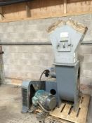Extraction fan & 17.3 kw motor with twin outlet
