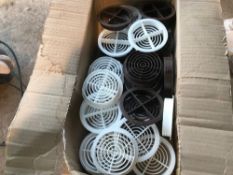 Box of circular vents/draw hinges & window catches