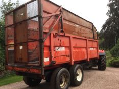 Solap 13.750ton Silage Trailer With Tail Board