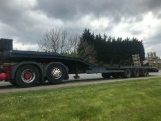 WITHDRAWN LOT Dennison Low Loader Trailer.