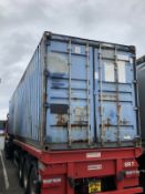 40’ Foot Steel Blue Container