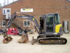 Volvo ECR48C 4850Kgs Reduced Tail Swing Midi Excavator
