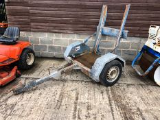 Bomag BW71 Pedestrian Diesel Roller & Trailer