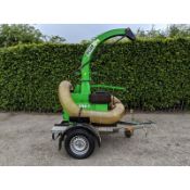 2008 Major VD500P Trailer Mounted Leaf Vacuum With Hose