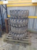 4 X Bobcat Tyres