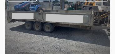 Graham Edwards Tri axle Plant Trailer With Winch