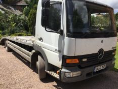 MERCEDES 815 Ateco Recovery Truck. Car Transport.