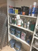 Various workshop consumables