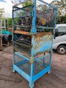 3 x stillages with doors