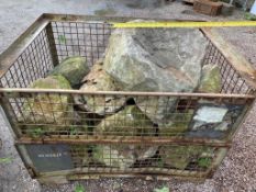 Large Garden rockery stones in stillage