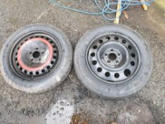 2 x Jaguar space saver spare wheels