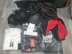 Various branded workwear