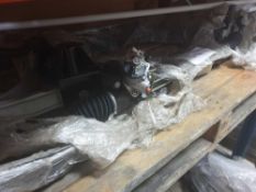 Jaguar XF front subframe with rack wishbones