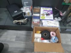 Ribbon writing machine and accessories