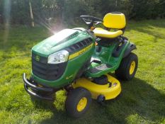 2019 JOHN DEERE S240 18.5HP RIDE ON MOWER 48” DECK – AS NEW