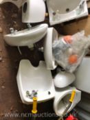 Mixture Of Sinks/Toilets