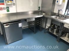 Stainless Steel Prep/Sink Unit