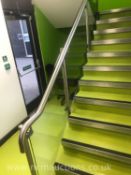 Stainless Steel Staircase With Reinforced Glass