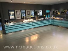 Stainless Steel L-Shaped Serving Counter