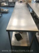 Stainless Steel Prep Table