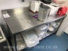 Stainless Steel Prep Table
