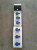 Scame 6 way 240v junction box
