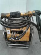 JCB hydraulic breaker pack and gun
