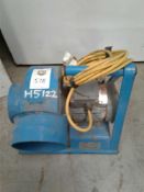 Top tower inline fan 110v