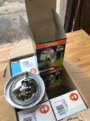 6 OSRAM 35w Halogen Halo spot lights