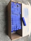 Appox 90 blue marking sticks