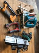Black & Decker jigsaw Black & Decker Planer 2 air staple guns 1 glue gun