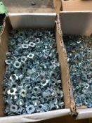 4 opened boxes of pronged tee nuts M10/M8/M6 large qty