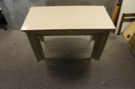 Steel frame tables (8)