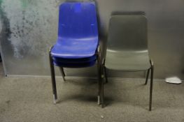 Remploy poly chairs (3)