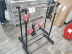 2 x adjustable clothes shop hangers