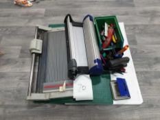 Quantity of paper cutting equipment