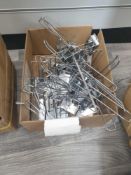 43x various euro slatwall hooks