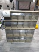 Wall mounted storage bins