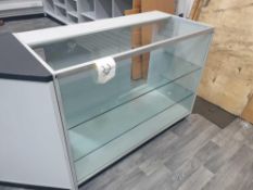 Shop glass counter display - lot updated to clarify