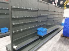 Caem Shop Shelving TN9 / 6 Bay Gondola Shop Racking