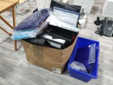 Quantity of new and used files and document wallets
