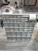 Wall mounted storage bins