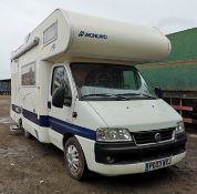LHD Fiat Moncayo Halcon 2.8 JTD 6 Berth Motorhome NO VAT!