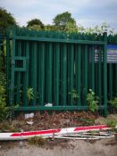 Heavy duty steel gates