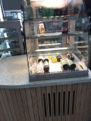 Chilled Cabinet Bevelled Glass 4 Shelves ZERO RESERVE