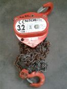 NITCHI chain block 3.2 ton Max singlepoint
