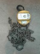 Yale 1 ton single point chain hoist