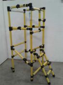 Fibreglass mobile access tower