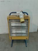 Portable ceramic heater 110 V 32 amp