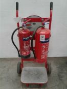 Fire truck with 2 X fire extinguishers
